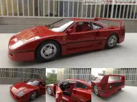 在飛比找Yahoo!奇摩拍賣優惠-【Bburago 精品】1/24 Ferrari F40 法