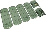 QANYEGN Shoe Slots Organizer, Double Layer Shoe Stack, Storage Shoe Stacker Holder for Closet Organization (Green)