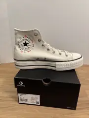 Converse W Chuck Taylor All Star Lift Platform Flowers Sneakers A10147C Sz 10.5