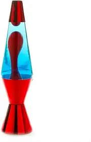 MDI Australia Diamond Motion in Lamp in Metallic Red Magma in Blue Liquid