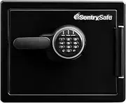Sentry Safe SFW082ESB - Fireproof Safe and Money Box - Waterproof Safe Box with Electronic Keypad Access - Protect Valuables from Flood and Fire - Steel Construction Security Box with 23L Capacity
