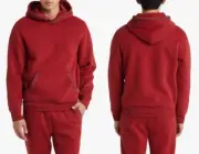 New 100% UGG Tasman UGGbraid Cherry Red Men's 2-Piece Jogger Pants + Hoodie Set