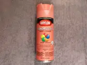 12oz Krylon K05514007 COLORmaxx Spray Paint and Primer Gloss Coral Isle