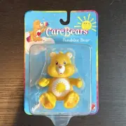 Care Bears FUNSHINE BEAR Poseable Figure 2003 Play Along Inc NRFB Toy Sun Yellow