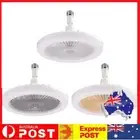 30W Silent Ceiling Fan with Light Remote Control E27 Electric Fan Lamp Dimmable