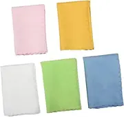 Sosoport 1Set Colorful Instrument Cleaning Cloth Durable Wipes for Piano Cello Guitar More Lightweight Portable Scratch Cleaning
