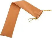 UPKOCH 10inch Fan Protective Cover Velvet Storage Bag Foldable Fan Pouch Velvet Bags Drawstrings