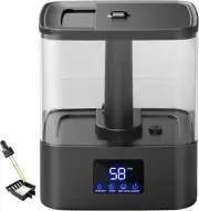 KZF Humidifier 2.2L Ultrasonic Cool Mist Humidifier, Easy Clean Humidifying