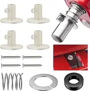 Updated Quick Install Spring and Washer & Tilt Head Mixers Attachments & Stand Mixer Attachment Holders Kit for Kit-chenAid Mixers, Rubber Plug Solves the Bouncing Problem of Kithen-Aid Mixer