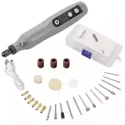 USB Charging Electric Mini Drill Grinder Polishing Pen With Led Working Light