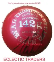 Courtney Walsh SIGNED Kookaburra Cricket Ball. West Indies Ambrose Marshall Viv