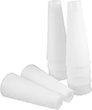 SEWACC 10 Pack Plastic Yarn Cones Tapered Bobbins for Thread Winding Embroidery Sewing DIY Projects Line Holder for Piping Cord Yarn