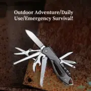 Outdoor Camping Multifunctional Knife Folding Scissors Swiss Army Knife Tool Set