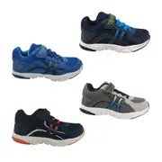Grosby Hoxton Boys Shoes Casual Sneaker Mesh Top Elastic Hook and Loop Light