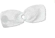 [WDIRARA] Women's Textured Ruched Bandeau Swimwear Top Ring Linked Bikini Tops Bathing Suit