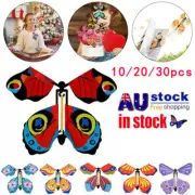 up to 30x Magic Flying Butterfly Toy Anniversary Greeting Card Birthday Wedding