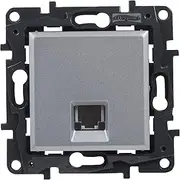 Legrand 398254 - RJ11 Socket for Flush-Mounted Installation Niloé Step Series Aluminium Colour