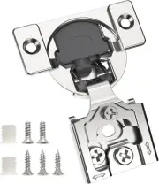 50 pk. 1/2" OVERLAY 3D SOFT CLOSE CONCEALED KITCHEN CABINET HINGE