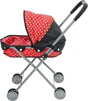 Pretend Play Doll Stroller Stroller for Girls Toys Baby Doll Accessories Compact Fun