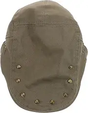 [WRITWAA] Vintage Beret UV Hats for Men Flat Cap Baseball Cap Beach Hat Hat Beret Cap Trucker Women Beret Hat Women Hat Arm Warmers Newspaper Boy Hat News Boy Hat Polyester Olive Green
