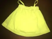 NWT Mini Boden 5/6 or 9/10 Lemon Yellow Embroidered Floaty Sun Top Lined