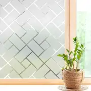 Coavas Window Privacy Film Window Clings: Frosted Glass Window Film Sun Blocking