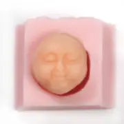 Face Silicone Fondant Gum Paste Candy Polymer Clay Resin Mold Mould (522)
