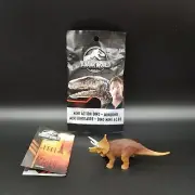 Jurassic World Mini Action Dino TRICERATOPS Brown New/Opened Blind Bag Dinosaur