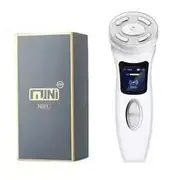 Ultrasound Facial Machine, Radio Frequency, EMS Microcurrent, Face Lift Massager, Firm Skin Care, Rechargeable Beauty Device, Mini 4.0