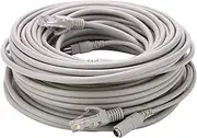 RJ45 DC Ethernet CCTV Cable IP Cameras NVR System 10Mbps100Mbps (20m)