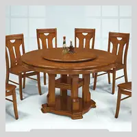在飛比找多瓦娜家居優惠-法蘭克柚木實木圓桌 4尺半圓(配2.5尺轉盤) 242391