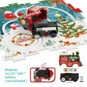Children Adventure Puzzle Track Set with Electric Train Creative Play for Kids