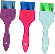 LOORGVEL 3pcs Hair Dye Brush Hair Tint Applicator for Salon Home Use Lightweight Easy to Clean Highlights Barber Tool