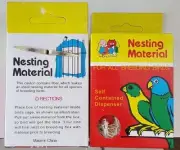 Nesting Material Dispenser for All Breeding Birds (3 Pack)