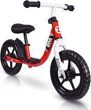 zinc Flyte Kids 12 Inch Dash Balance Bike Adjustable for Toddlers 2+ Years
