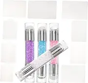 KAILIKETIY 4sets Double-end Nail Art Stamper Tool Professional Nail Art Stamping Manicure Includes Easy to Use and for Home Salon