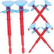 Garneck 6pcs Sucker Arrow for Suction Cup Archery Game Accessory Wall Sticking Shooter for Outdoor Sports Family Fun Replacement Arrows for Spider Launcher
