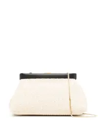 在飛比找Farfetch優惠-Cannes raffia clutch bag