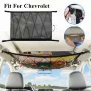 For Chevrolet Large Car Roof Top Ceiling Cargo Net Adjustable Pocket Organizer