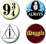 [Ata-Boy] Harry Potter Favorites Assortment #2 Set of 4 1.25" Collectible Buttons