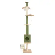 Costway 5-Tier Adjustable Cat Tree Cat Playhouse Pet Furniture