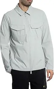 [LYLE & SCOTT] Men's Nylon Pocket Overshirt, Grey Mirage