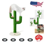 Durable 31.5'' Cactus Cat Scratcher - Perfect for Indoor Active Kittens & Cats