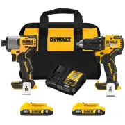 DCK227D2 20V MAX Brushless Cordless Drill/Driver and Impact Driver Combo Kit