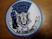 MASSACHUSETTS STATE POLICE SP CONCORD TROOP A A-3 BARRACKS PATCH