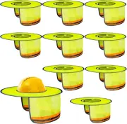 10 Pack Hard Hat Sun Shade Full Brim High Visibility Hard Hat Sun Visor with Ref
