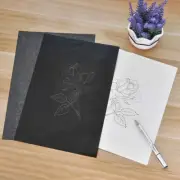 50 Pcs Carbon Graphite Paper Transfer Tracing for Drawing Office