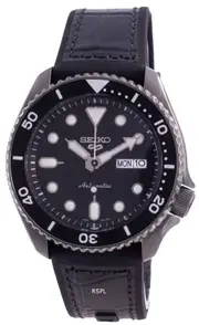 Seiko 5 Sports Specialist Style 24 Jewels Automatic SRPD65K3 Mens Watch Black Dial 100M Day/Date Display