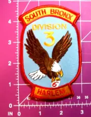 FDNY-NYC Fire Department Division 3 Harlem patch