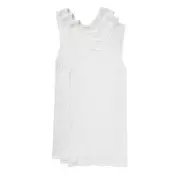 Bonds 3 Pack Boys Kids Chesty Comfy Cotton Underwear White Vest Singlets Tank Top